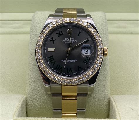 fake rolex datejust diamond|rolex datejust 41mm diamond bezel.